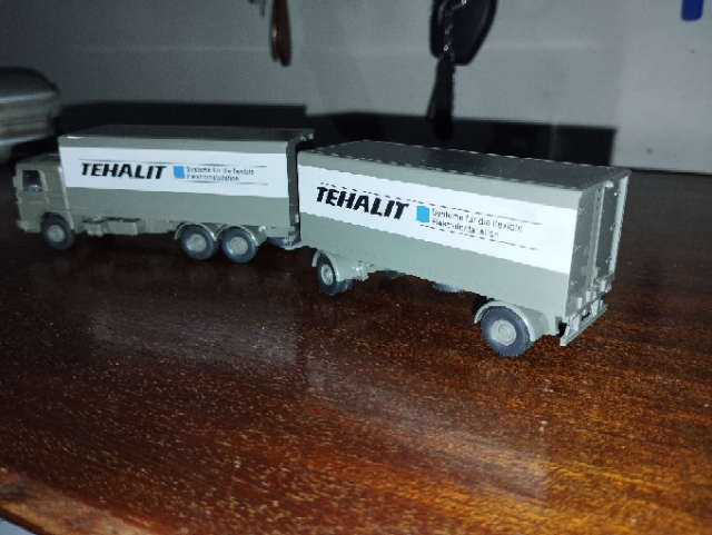 Wiking M.A.N. Büssing Truck & Trailer - Tehalit - 1/87 Scale