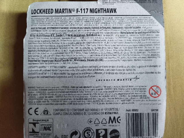 Matchbox Lockheed Martin F-117 Sky Hawk - Sky Busters