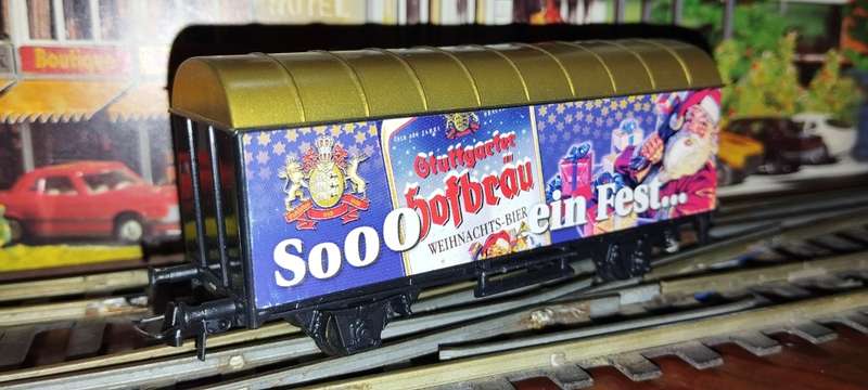 Stuttgarter Hofbräu Weihnachtsbier Beer Van- HO Scale