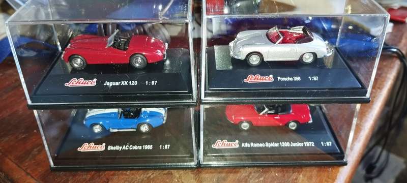 Schuco 4 x Classic Roadster Collectors Box - 1/87 Scale