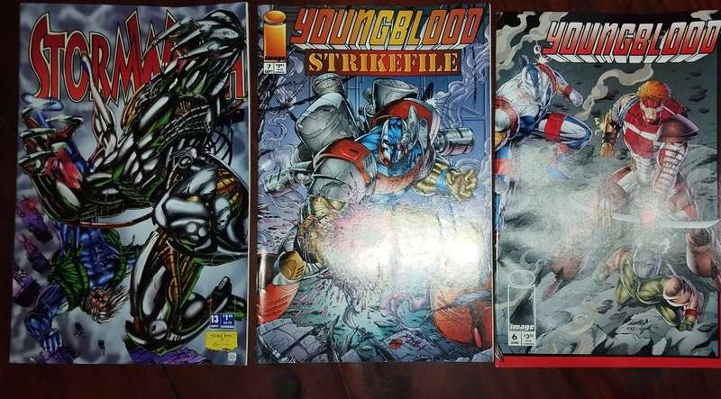 3 Comic Lot - Youngblood, Storm Watch - Image Comics