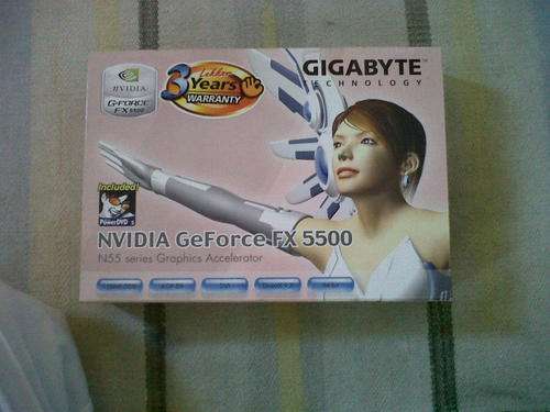 Gigabyte Geforce FX5500 128MB AGP 8x