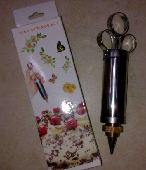Cake icing Syringe Set- Metal