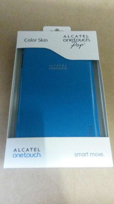 ALCATEL POP 7 JELLY COVER BLUE