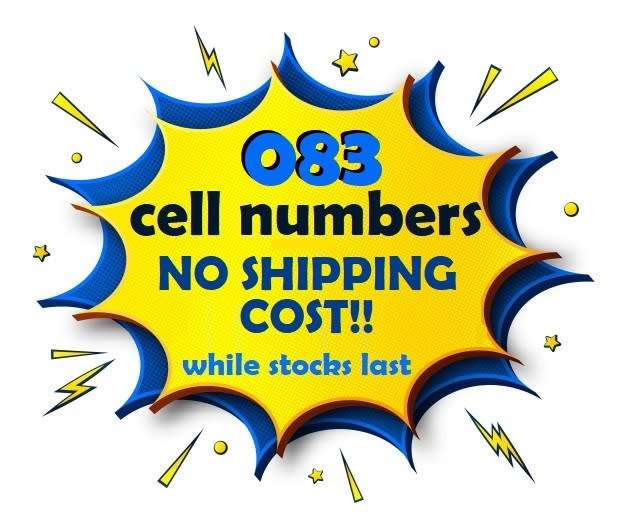UNIQUE 1st GEN 083 CELL NUMBERS- MANY TO CHOOSE FROM [1a]