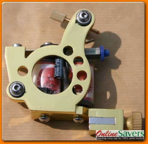 Tattoo Machine - Gold Bling!! - Get a second Machine -  BARGAIN!!