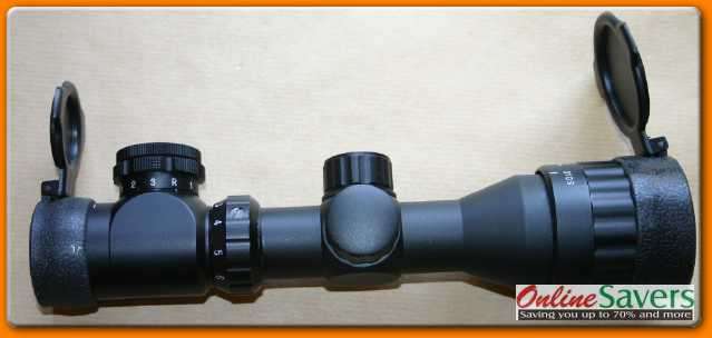 NEW!! World Class 2-6X32 Rifle scope with Electronic Red, Blue & Green Reticles complete.