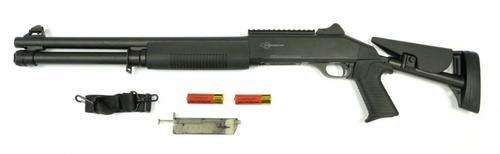 Firepower Shotgun tactical MS Shoots 3 bb's at once - 6mm - !! Shoots Plastic BB!! and Metal Ball!!