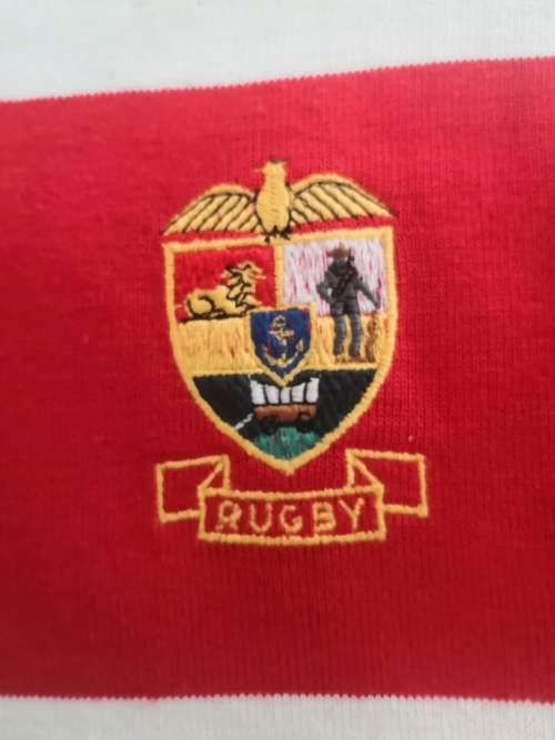 Transvaal Match Worn Rugby Jersey - 70's 80's - Very nice jersey, no color fading. Bright white/red