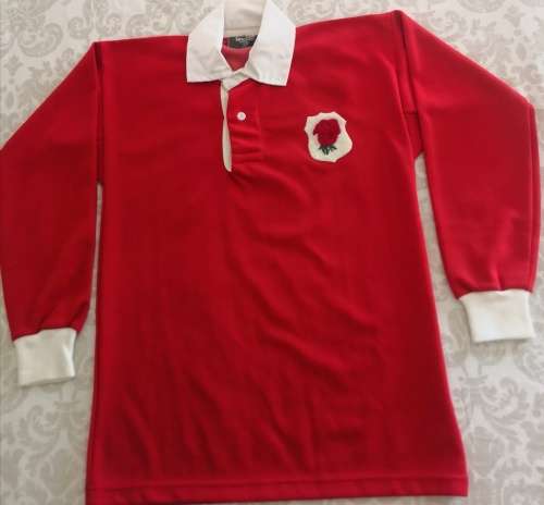 Eastern Transvaal Match Worn Rugby Jersey - 70's 80's  VERY RARE!!!  Bright Red No color fading