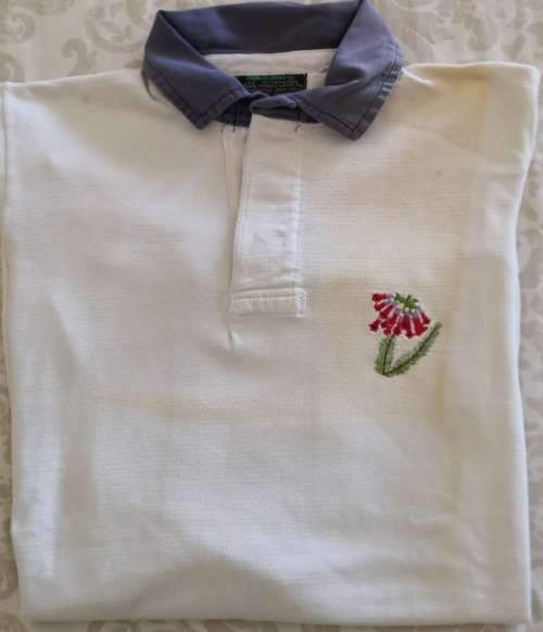 SA COUNTRY Match Worn Rugby Jersey 70`s 80`s