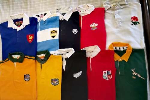 Vintage Supporters Rugby Jerseys 70s 80s - Nice in pub or office area