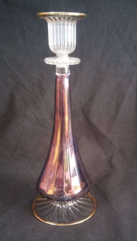 Thin Glass Candle Stick