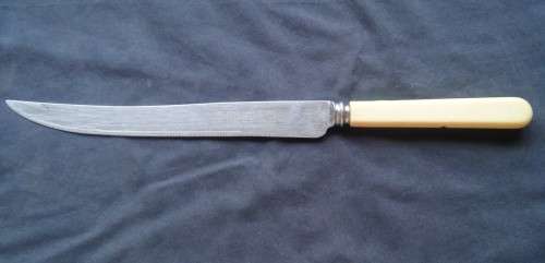 Bone handle bread knife