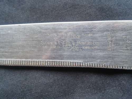 Bone handle bread knife