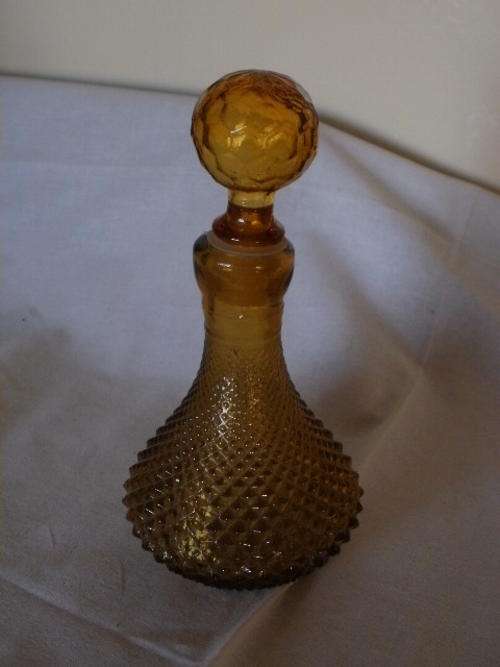 MADE IN ITALY AMBER COLOR BOTTLE