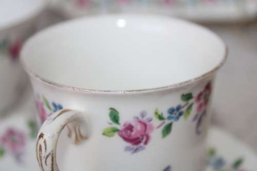 Stunning Part Shelley Chatsworth Tea for Two Tea Set 1920`s