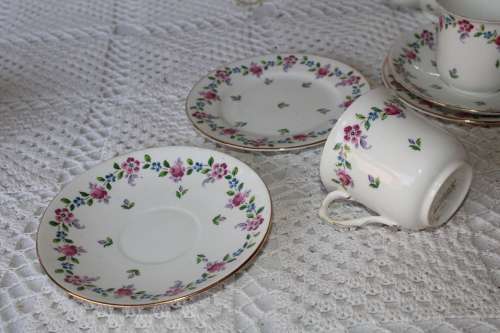 Stunning Part Shelley Chatsworth Tea for Two Tea Set 1920`s
