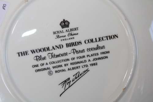 Royal Albert Blue Titmouse - Woodland Birds Collection Decorative Plate