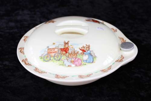 Royal Doulton Bunnykins Food Warmer bowl with lid