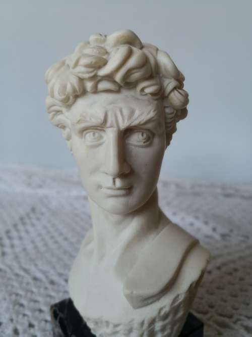 G. Carusi bust of David - Roman emperor