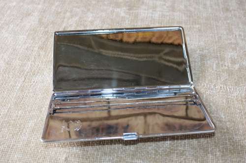 Chrome Plated Card Holder