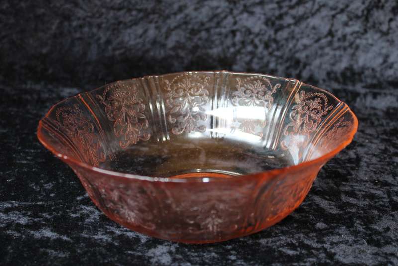 Depression Glass Fruit Bowl