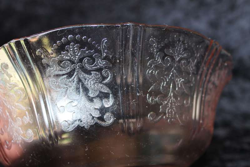 Depression Glass Fruit Bowl