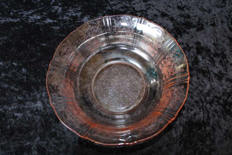 Depression Glass Fruit Bowl