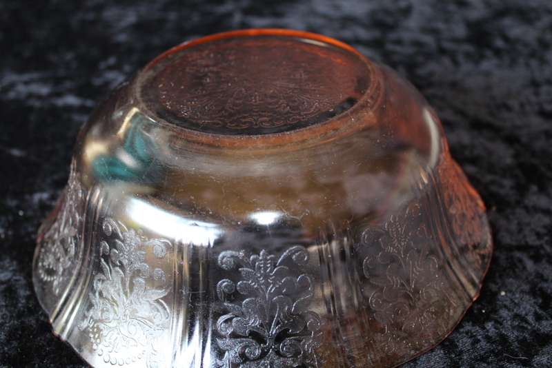 Depression Glass Fruit Bowl