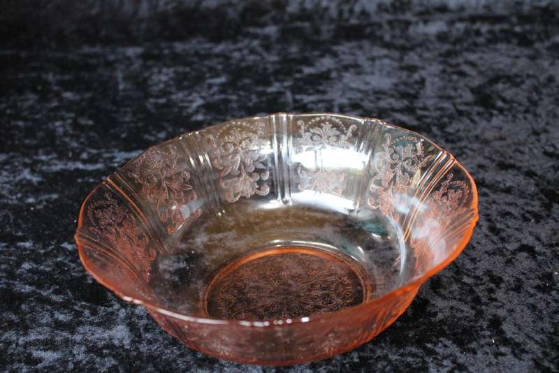 Depression Glass Fruit Bowl