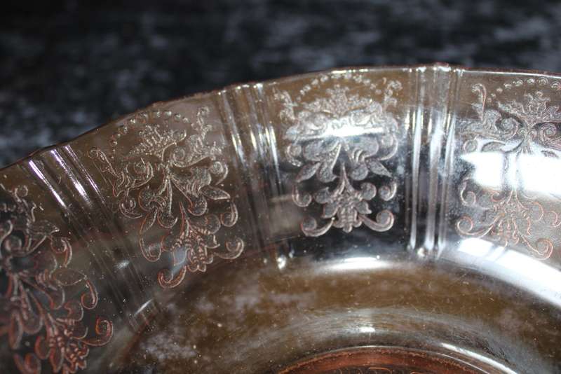 Depression Glass Fruit Bowl