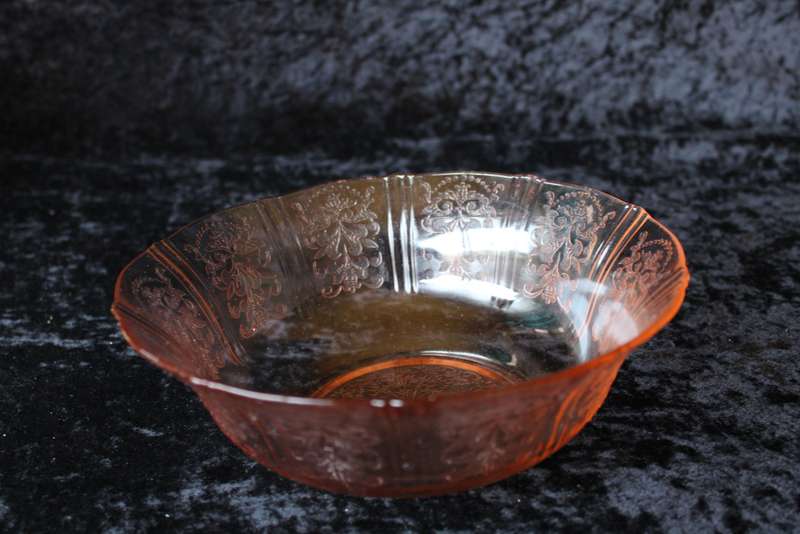 Depression Glass Fruit Bowl
