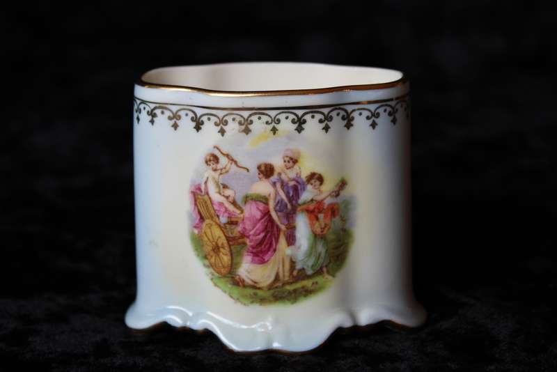 German Porcelain Toothpick Holder