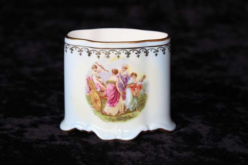 German Porcelain Toothpick Holder