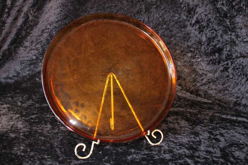 Beautiful Amber Colour Duralex made in France Platter