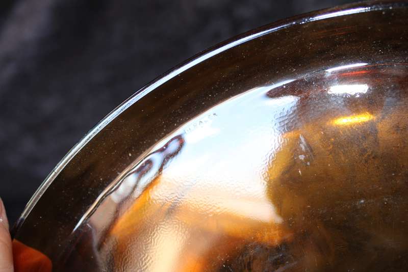 Beautiful Amber Colour Duralex made in France Platter