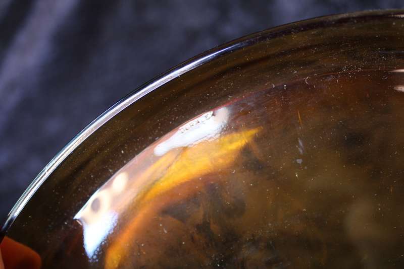 Beautiful Amber Colour Duralex made in France Platter