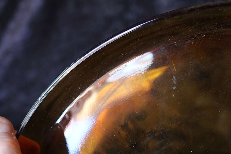 Beautiful Amber Colour Duralex made in France Platter