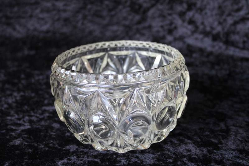 Pressed Glass Small Sweet Bowl