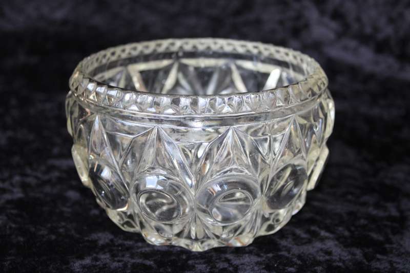 Pressed Glass Small Sweet Bowl