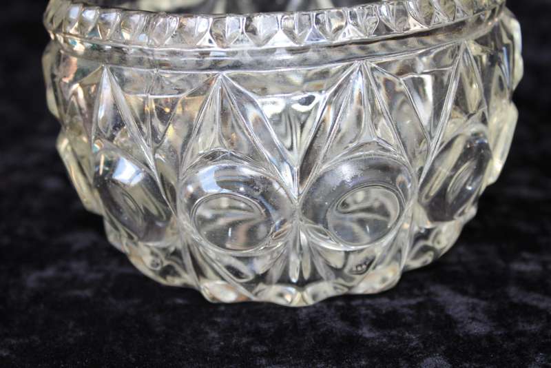 Pressed Glass Small Sweet Bowl