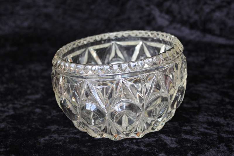 Pressed Glass Small Sweet Bowl