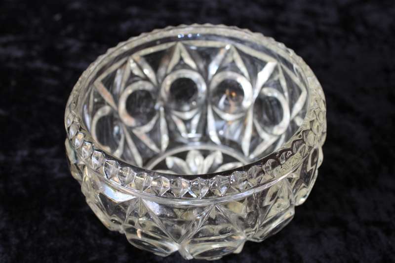 Pressed Glass Small Sweet Bowl