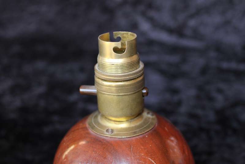 Vintage Wooden Bedside Lamp