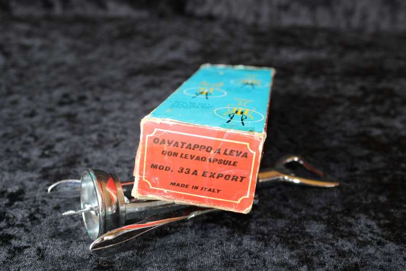 Vintage Wine Lever Cork Screw and Bottle Cap Opener.
