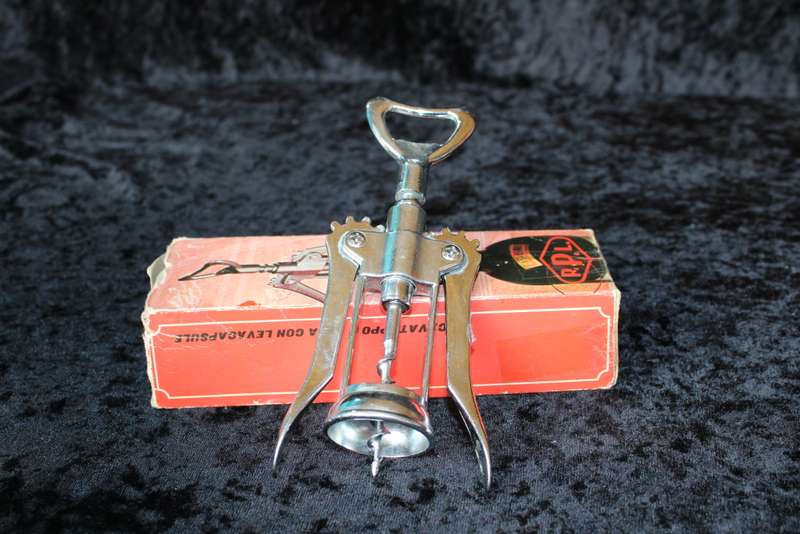 Vintage Wine Lever Cork Screw and Bottle Cap Opener.