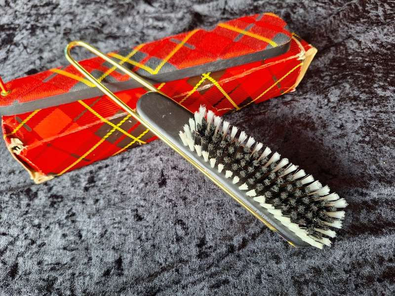 Vintage Clothing Bruch with Mounting Hook.