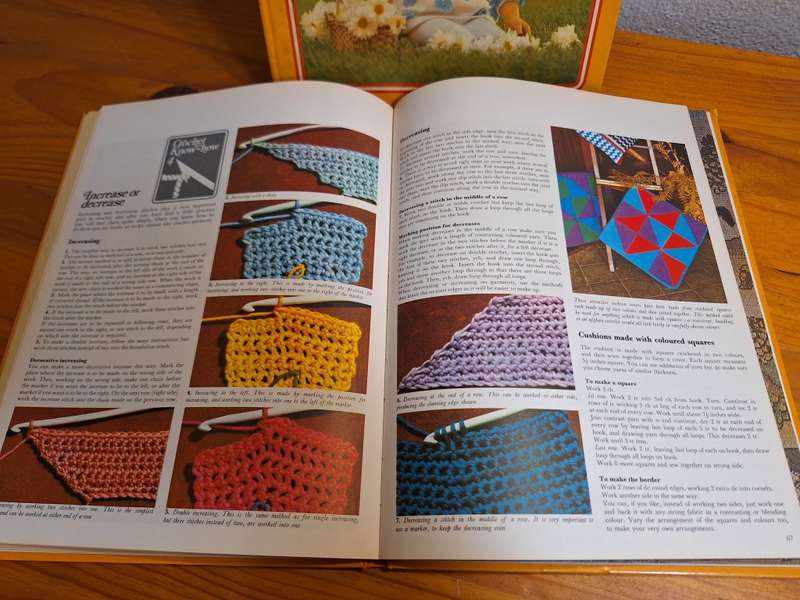 Vintage Book - Golden Hands  Vol. - 1 and 2 - Knitting, Dress Making and Needle Craft Guide