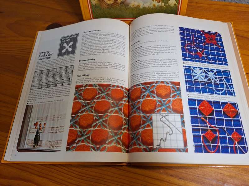 Vintage Book - Golden Hands  Vol. - 1 and 2 - Knitting, Dress Making and Needle Craft Guide